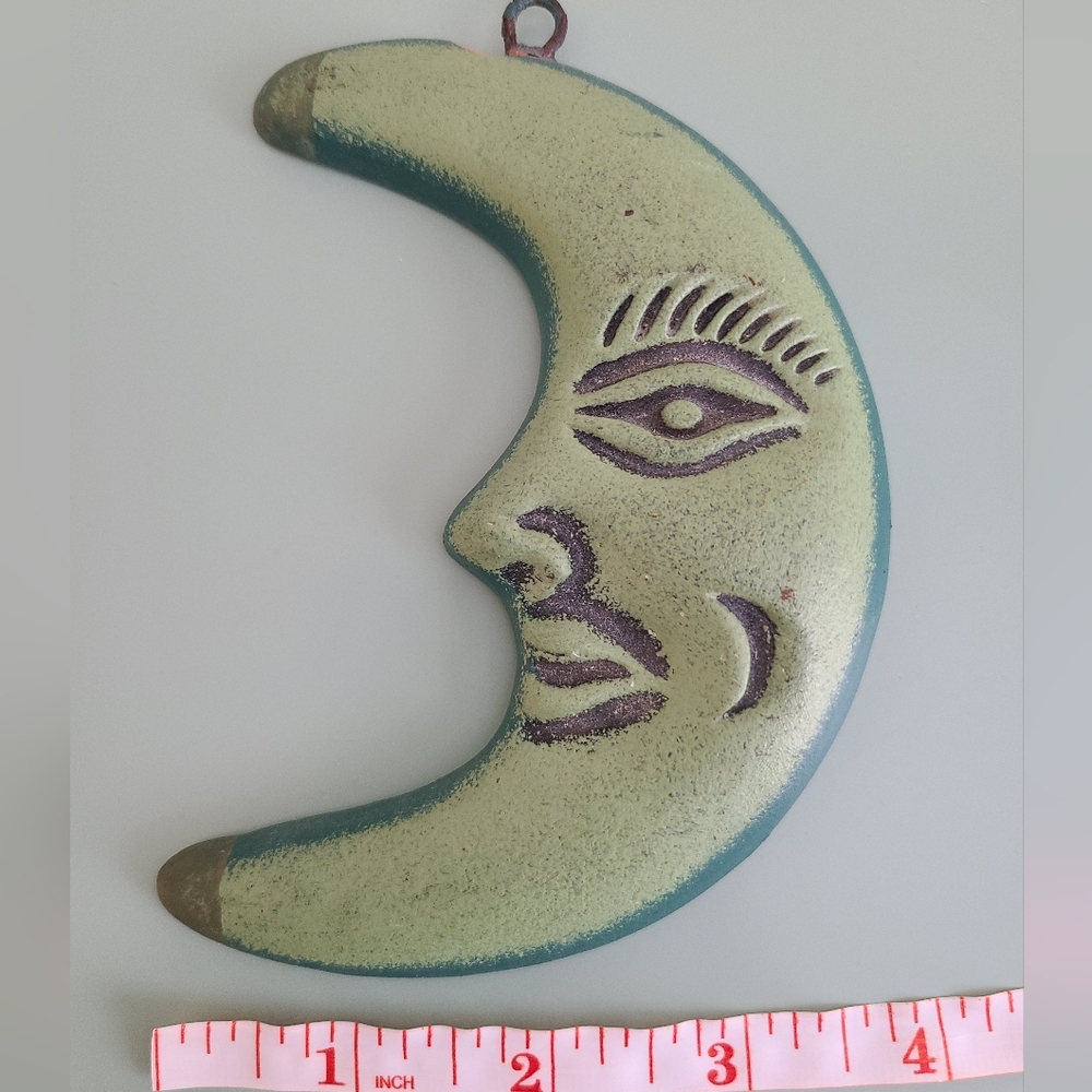Terracotta Sun and Moon Wall Decor - Picture 11 of 13